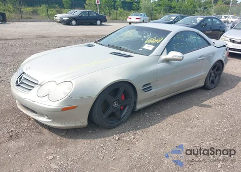 2003 Mercedes-Benz Sl 500 из США, поврежденный, VIN WDBSK75F63F013568